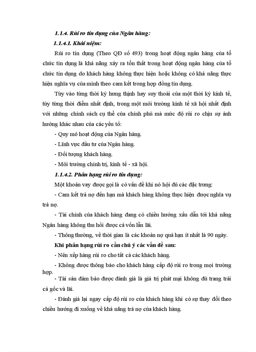 image for page Giải pháp hạn chế rủi ro tín dụng tại Chi nhánh Ngân hàng Nông nghiệp và phát triển Nông thôn huyện Sông Cầu 1
