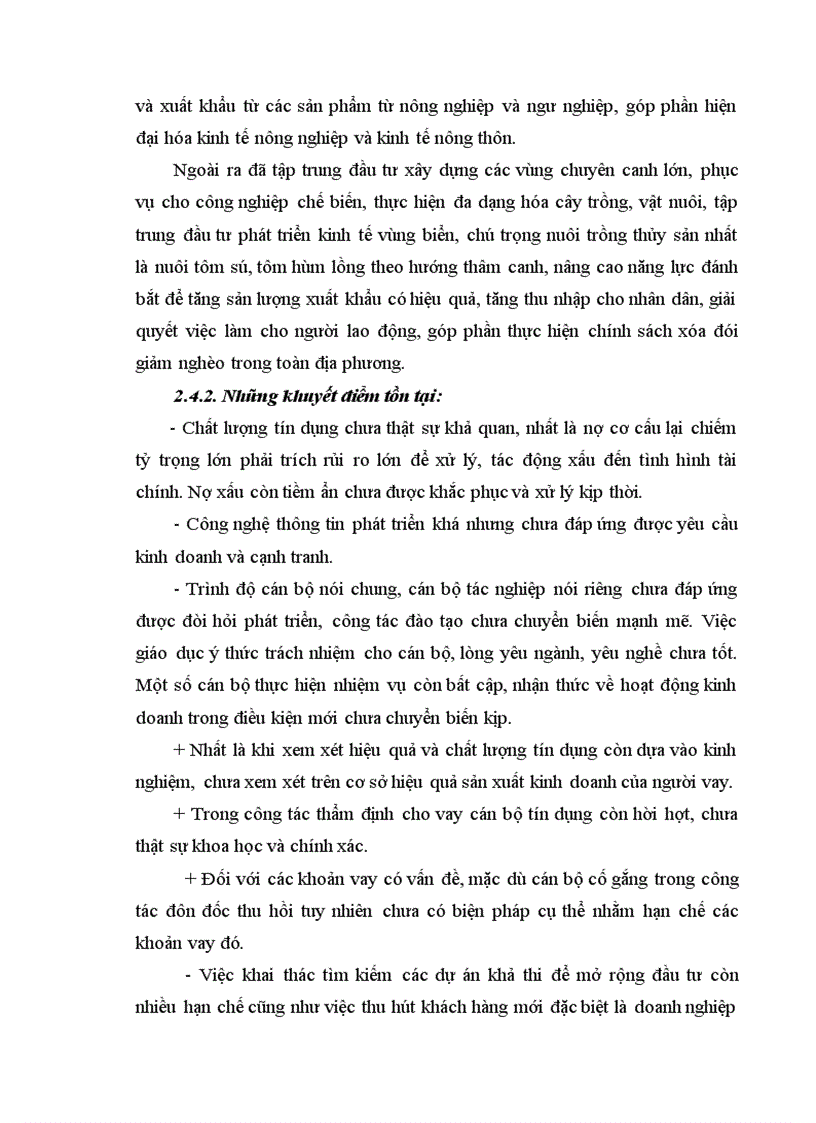image for page Giải pháp hạn chế rủi ro tín dụng tại Chi nhánh Ngân hàng Nông nghiệp và phát triển Nông thôn huyện Sông Cầu 1