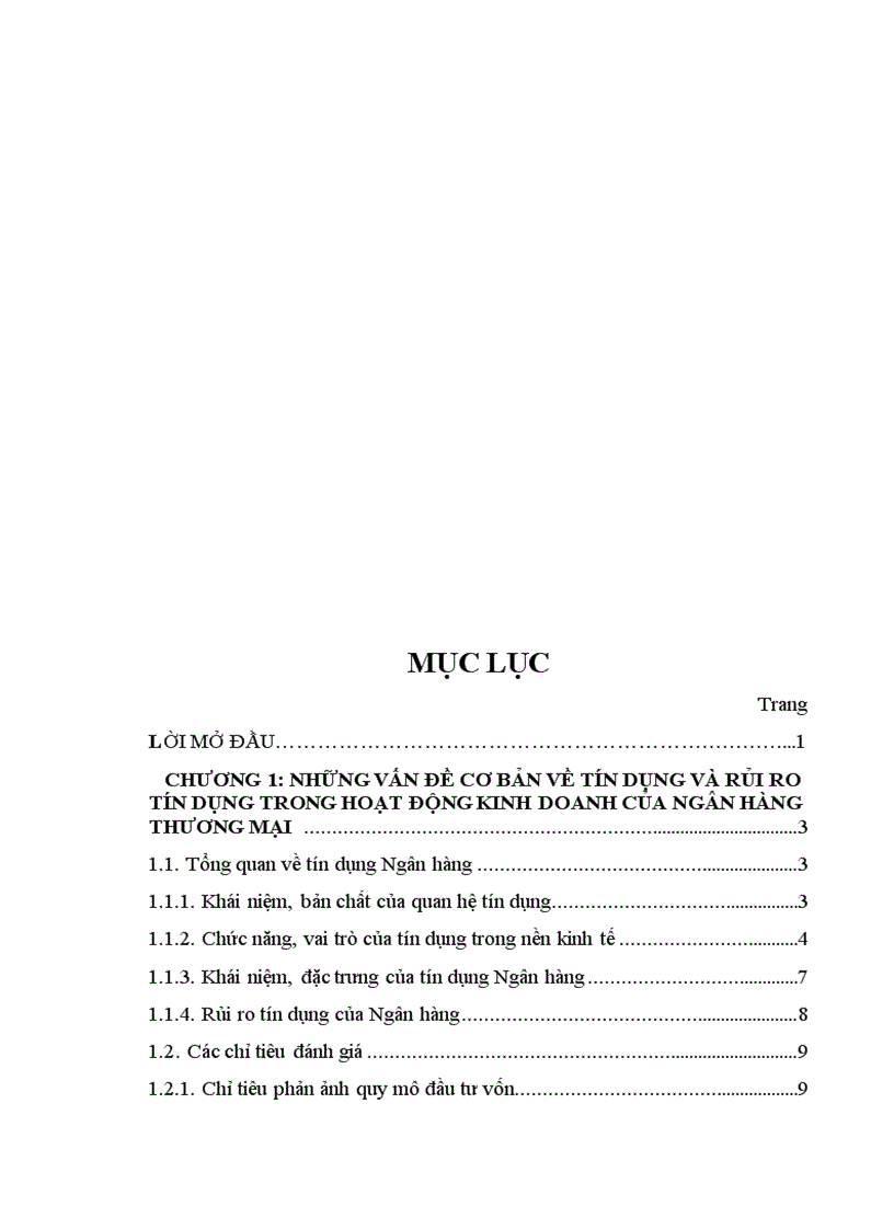 image for page Giải pháp hạn chế rủi ro tín dụng tại Chi nhánh Ngân hàng Nông nghiệp và phát triển Nông thôn huyện Sông Cầu 1