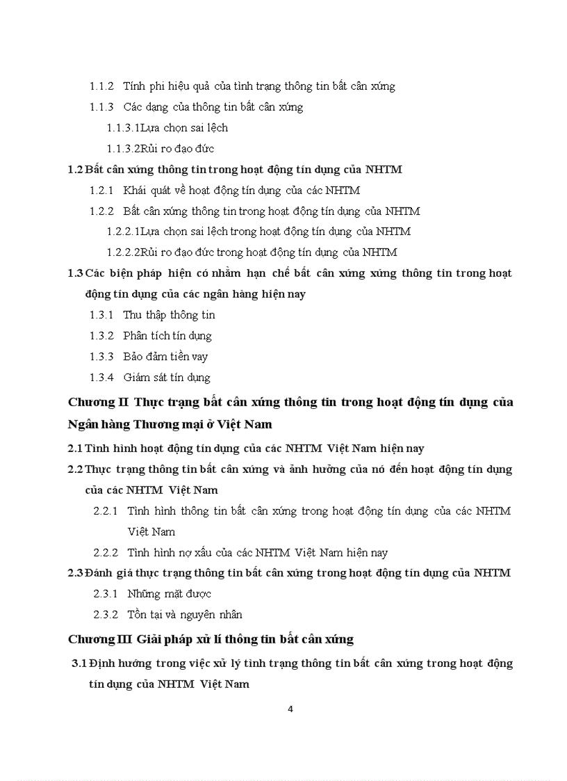 image for page Giải pháp khắc phục tình trạng thông tin bất cân xứng trong hoạt động tín dụng của Ngân hàng Thương mại ở Việt Nam 1