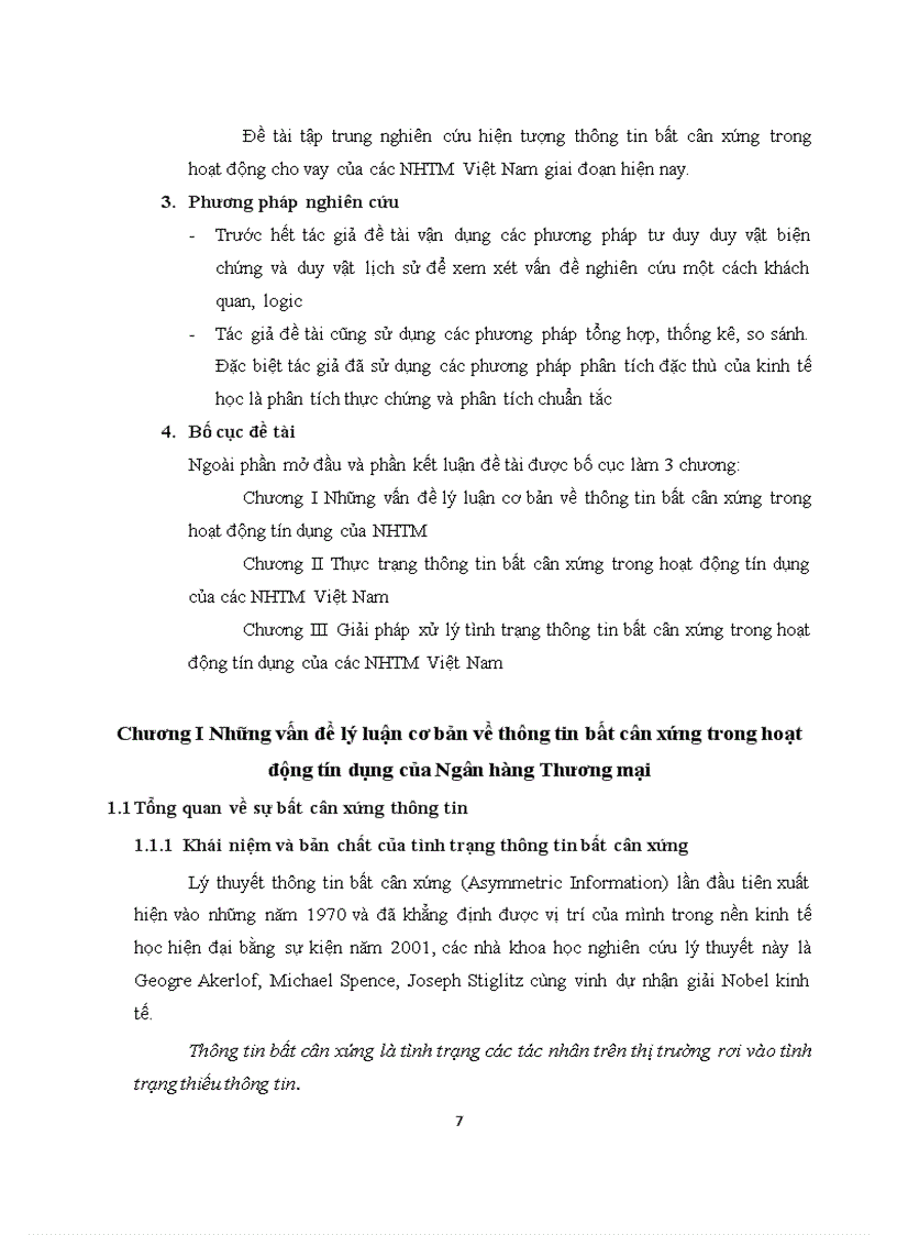 image for page Giải pháp khắc phục tình trạng thông tin bất cân xứng trong hoạt động tín dụng của Ngân hàng Thương mại ở Việt Nam 1