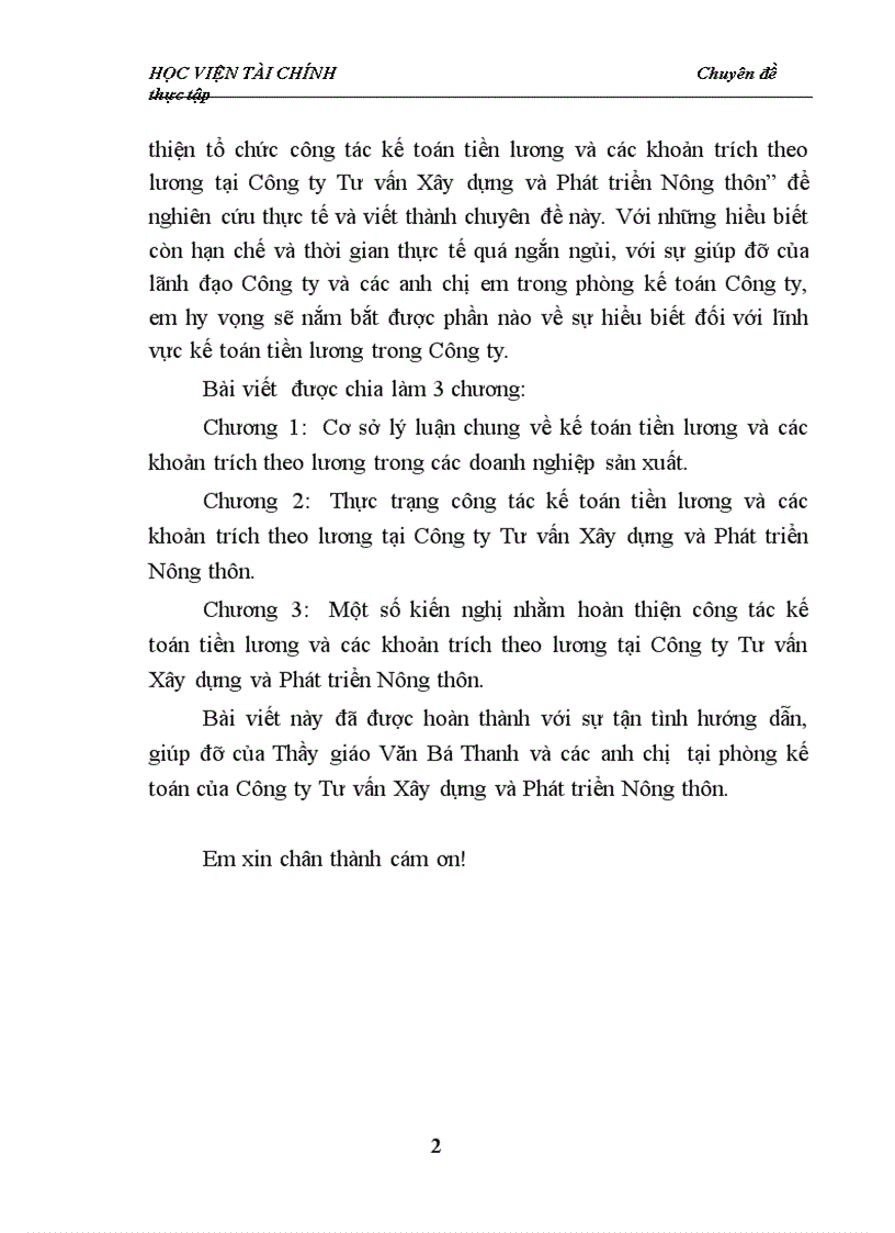 image for page Thực trạng công tác kế toán tiền lương và các khoản trích theo lương tại Công ty Tư vấn Xây dựng và Phát triển Nông thôn
