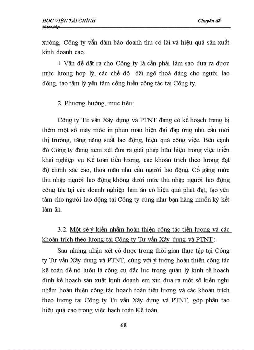 image for page Thực trạng công tác kế toán tiền lương và các khoản trích theo lương tại Công ty Tư vấn Xây dựng và Phát triển Nông thôn
