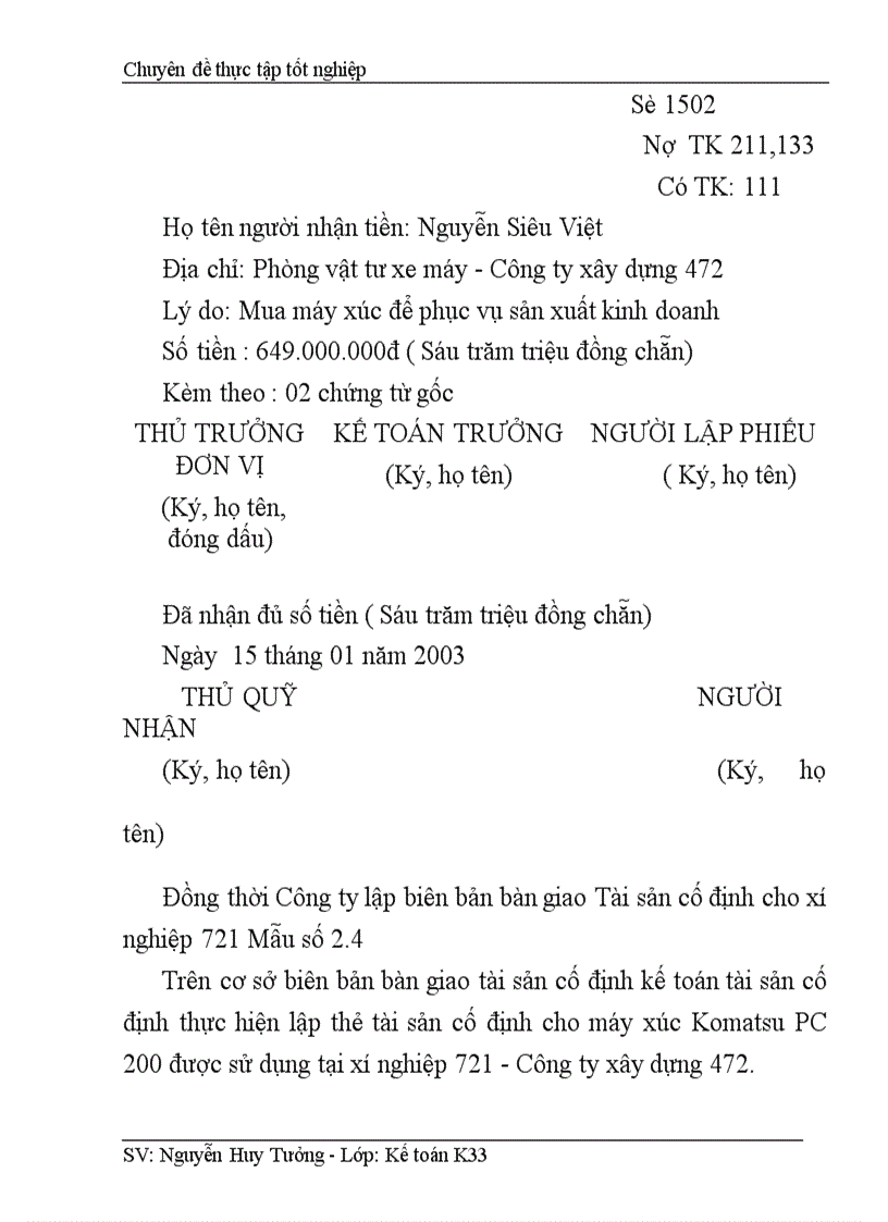 image for page Hoàn thiện hạch toán TSCĐ với việc nâng cao hiệu quả sử dụng TSCĐ tại Công ty Xây dựng 472