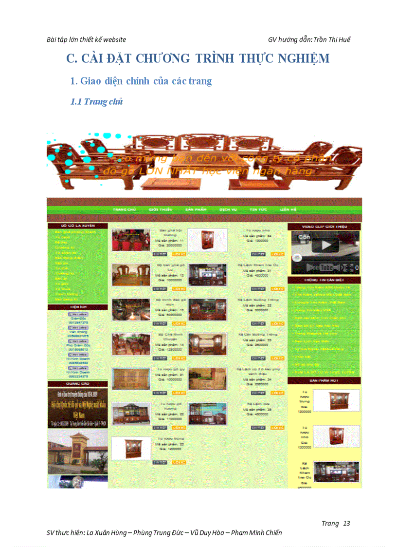 image for page Thiết kế website bán đồ gỗ nội thất
