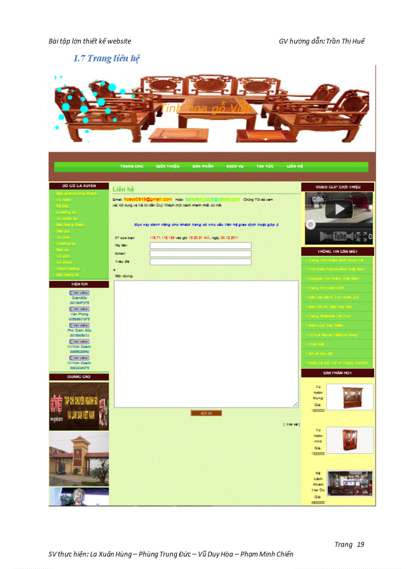 image for page Thiết kế website bán đồ gỗ nội thất