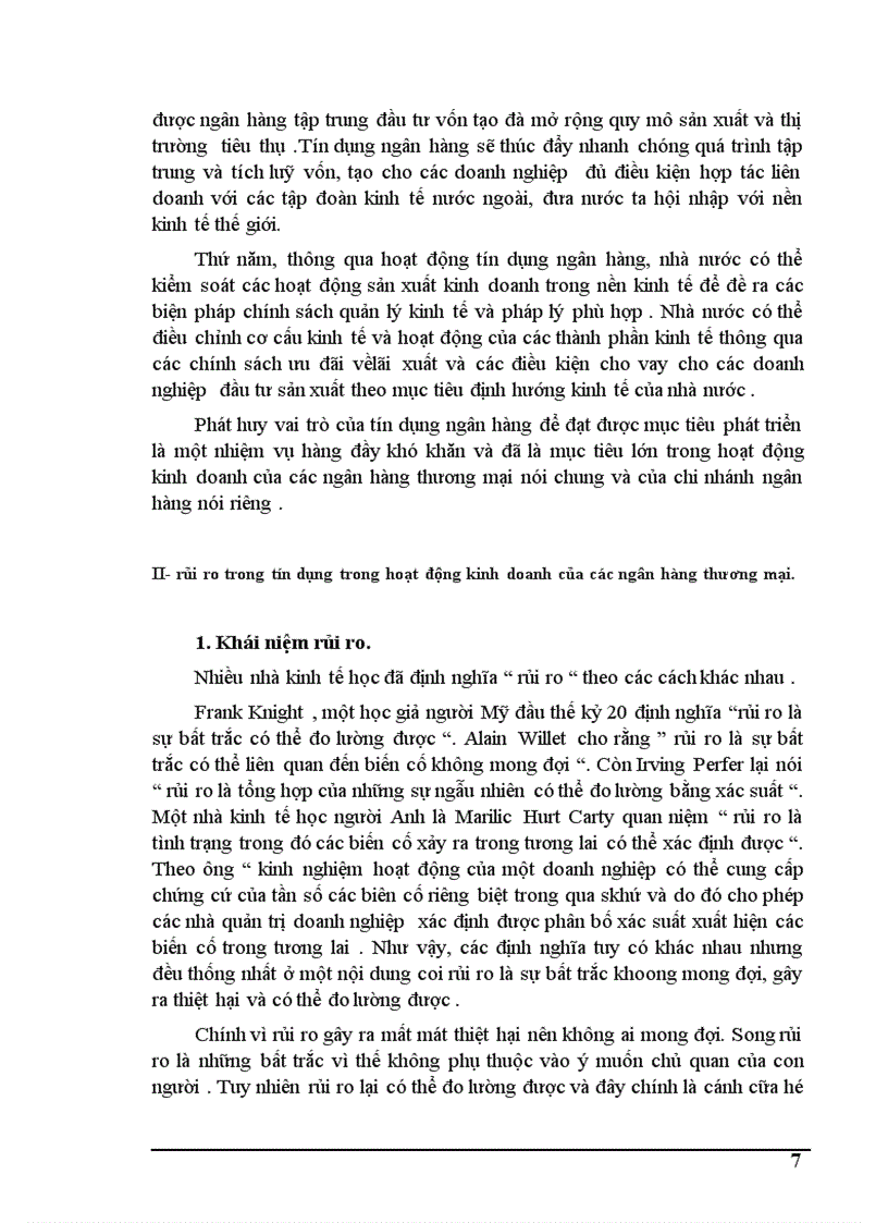 image for page Thực trạng tín dụng và rủi ro tín dụng tại ngân hàng nông nghiệp phát triển nông thôn Hà Nội