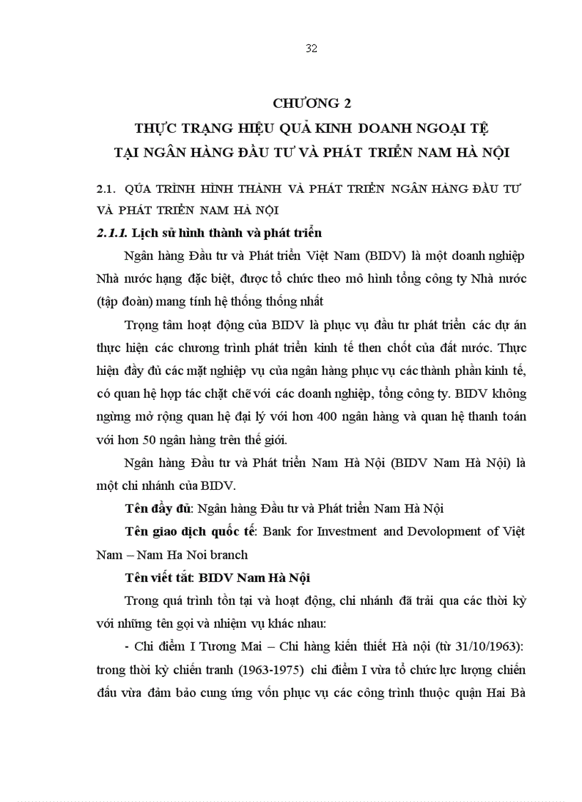 image for page Giải pháp nâng cao hiệu quả kinh doanh ngoại tệ tại Ngân hàng Đầu tư và Phát triển Nam Hà Nội