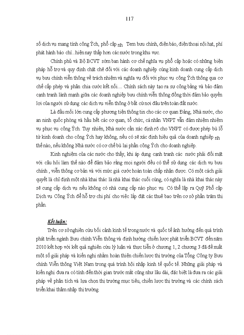 image for page Hoàn thiện chiến lược thị trường của Tổng Công ty Bưu chính Viễn thông Việt Nam trong điều kiện hội nhập kinh tế quốc tế