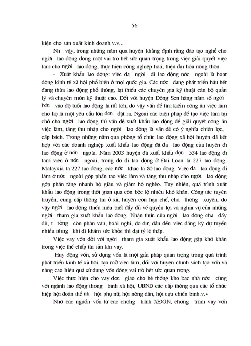 image for page Một số giải pháp chủ yếu nhằm giải quyết việc làm cho lao động nông thôn ở huyện đông sơn tỉnh thanh hóa 1