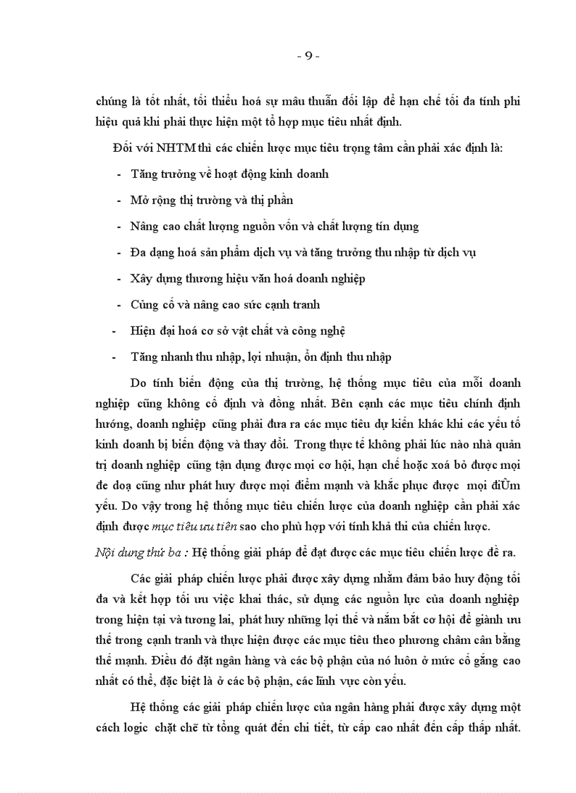 image for page Một số giải pháp hoàn thiện công tác hoạch định chiến lược kinh doanh tại Ngân hàng nông nghiệp và Phát triển nông thôn Việt Nam