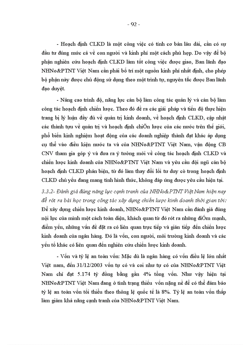 image for page Một số giải pháp hoàn thiện công tác hoạch định chiến lược kinh doanh tại Ngân hàng nông nghiệp và Phát triển nông thôn Việt Nam