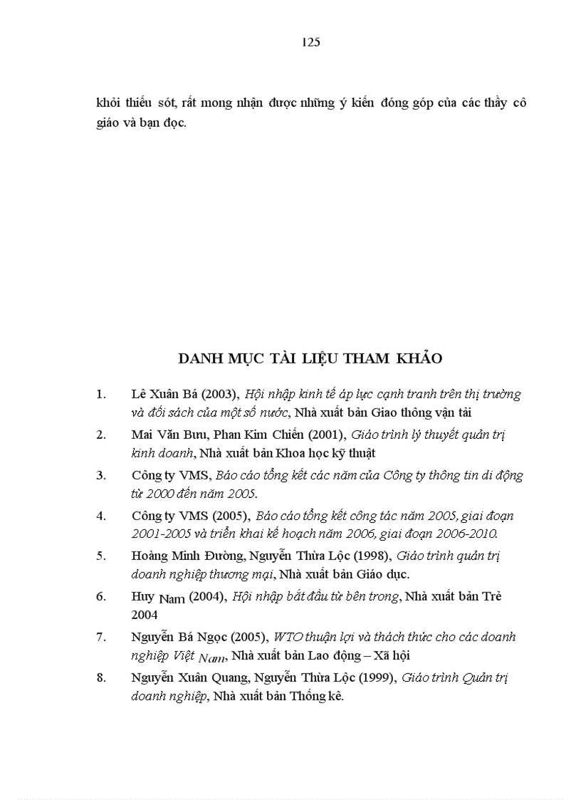 image for page Các giải pháp phát triển kinh doanh của Công ty thông tin di động VMS thuộc Tổng Công ty bưu chính viễn thông Việt Nam trong quá trình hội nhập kinh tế quốc tế