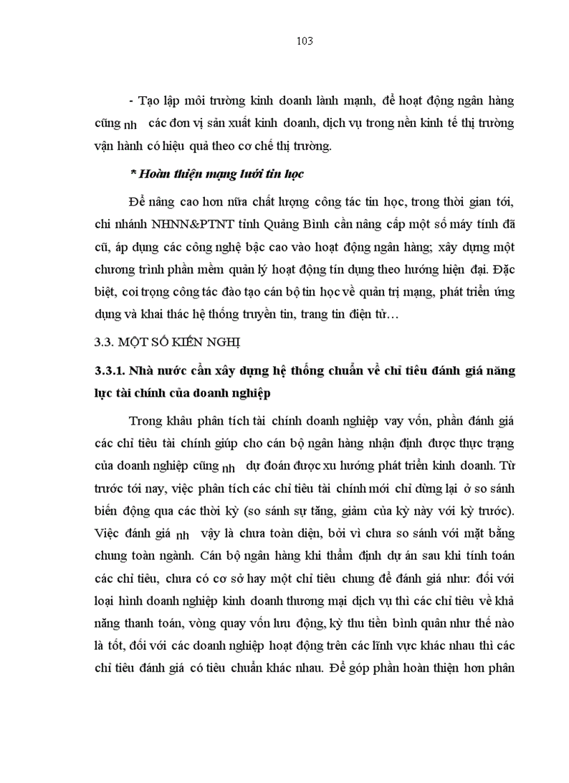 image for page Giải pháp nâng cao hiệu quả sử dụng vốn tín dụng tại chi nhánh Ngân hàng Nông nghiệp và Phát triển Nông thôn tỉnh Quảng Bình 1