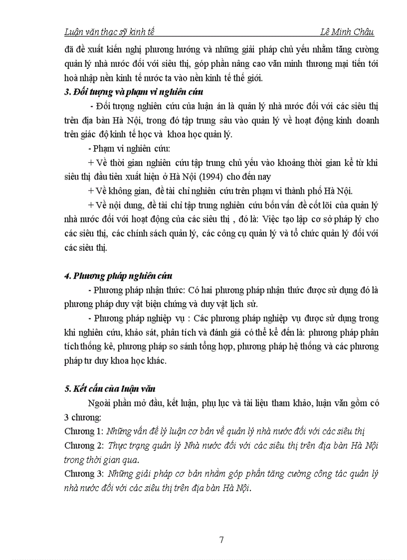image for page Một số giải pháp nhằm tăng cường công tác quản lý nhà nước đối với các siêu thị trên địa bàn Hà Nội 1