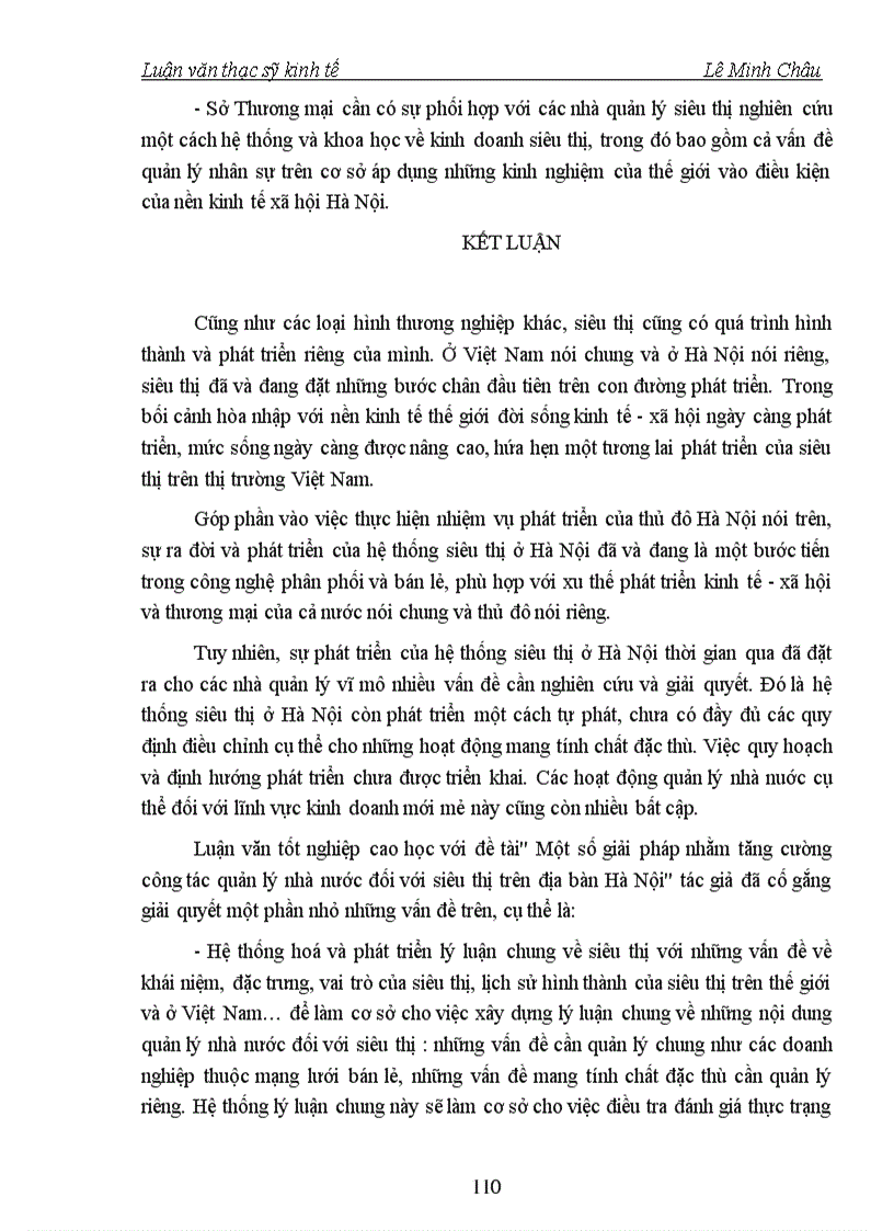 image for page Một số giải pháp nhằm tăng cường công tác quản lý nhà nước đối với các siêu thị trên địa bàn Hà Nội 1