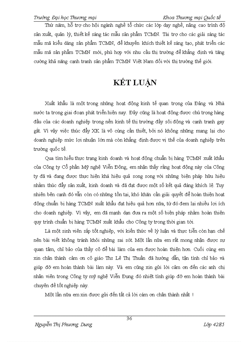 image for page Hoàn thiện quy trình chuẩn bị hàng thủ công mỹ nghệ xuất khẩu sang thị trường Canada của Công ty Cổ phần Mỹ nghệ Viễn Đông 4