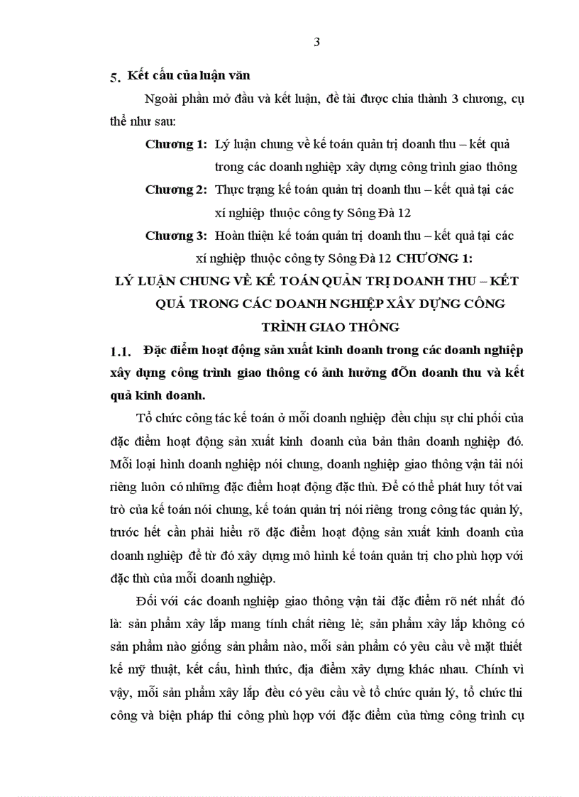 image for page Hoàn thiện kế toán quản trị doanh thu kết quả tại các xí nghiệp thuộc công ty Sông Đà 12