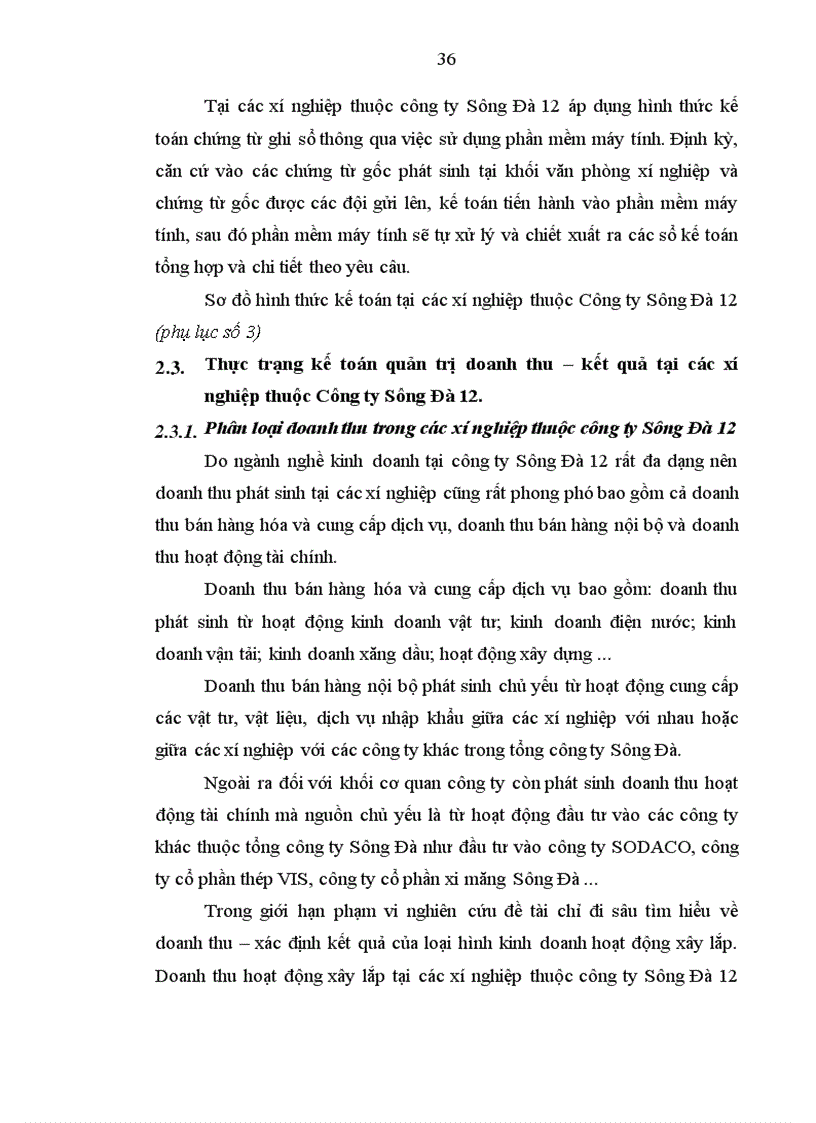 image for page Hoàn thiện kế toán quản trị doanh thu kết quả tại các xí nghiệp thuộc công ty Sông Đà 12