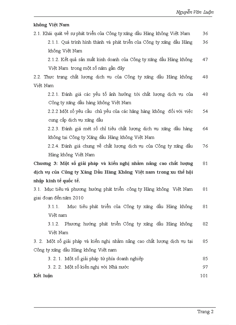 image for page Một số giải pháp nhằm nâng cao chất lượng dịch vụ của Công ty xăng dầu Hàng không Việt Nam