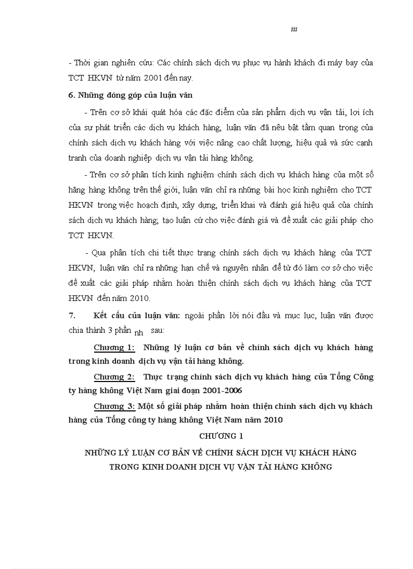 image for page Hoàn thiện chính sách dịch vụ khách hàng của Tổng Công ty hàng không Việt Nam