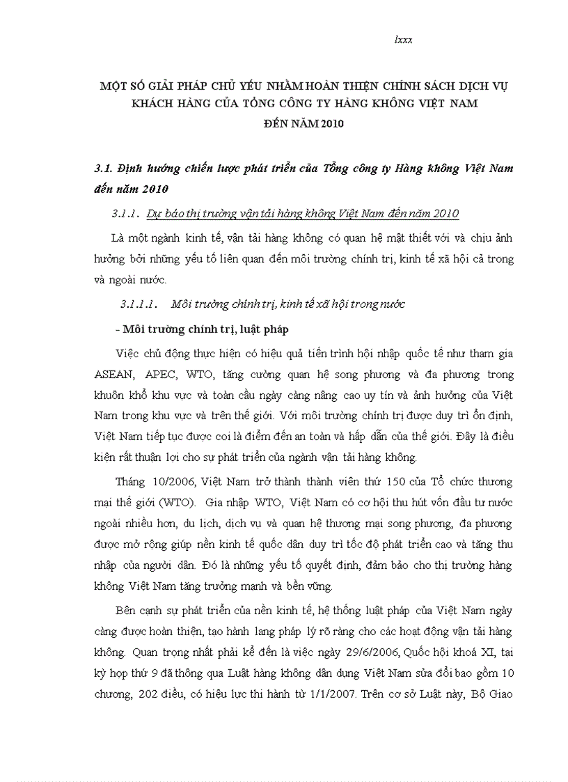 image for page Hoàn thiện chính sách dịch vụ khách hàng của Tổng Công ty hàng không Việt Nam