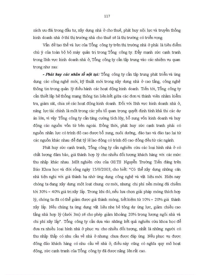 image for page Thực trạng phát triển thị trường và kinh doanh nhà ở của Tổng công ty Đầu tư phát triển nhà và đô thị Bộ xây dựng