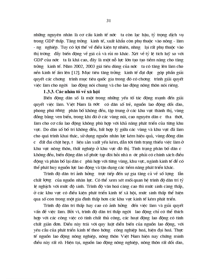 image for page Một số giải pháp chủ yếu nhằm giải quyết việc làm cho lao động nông thôn ở huyện đông sơn tỉnh thanh hóa 1