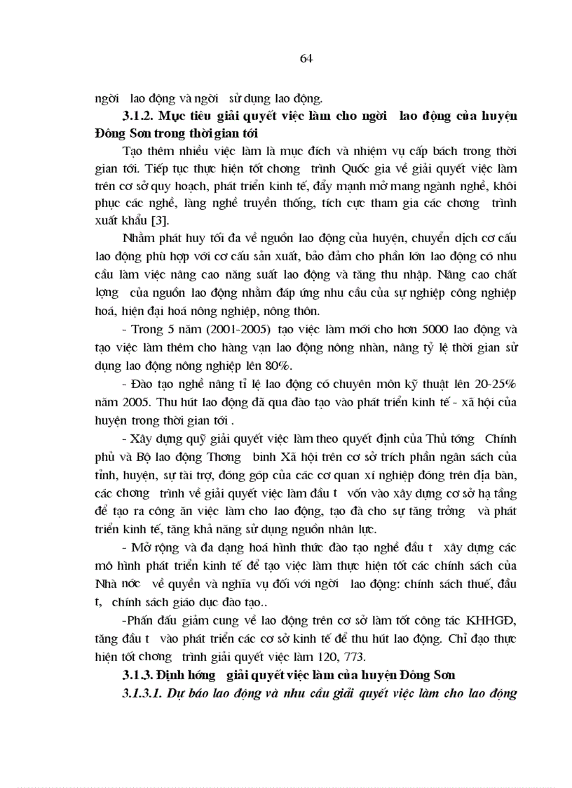 image for page Một số giải pháp chủ yếu nhằm giải quyết việc làm cho lao động nông thôn ở huyện đông sơn tỉnh thanh hóa 1