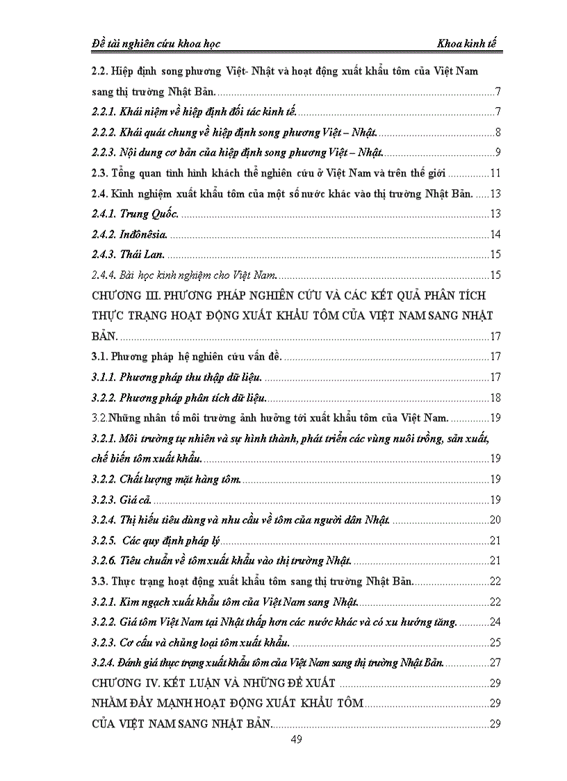 image for page Tác động của hiệp định song phương Việt Nhật đến hoạt động xuất khẩu tôm của Việt Nam sang Nhật