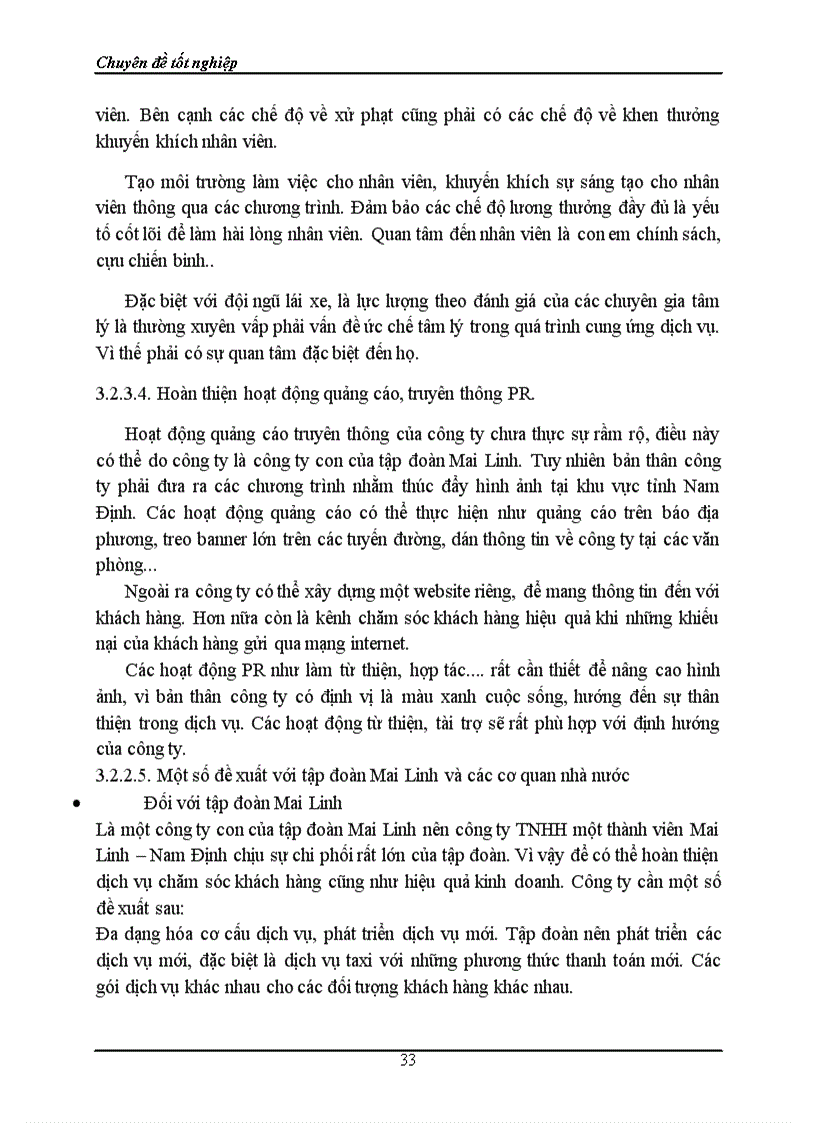 image for page Hoàn thiện dịch vụ chăm sóc khách hàng tại công ty tnhh một thành viên mai linh nam định 1