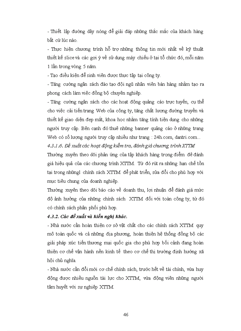 image for page Phát triển phối thức xúc tiến thương mại sản phẩm thiết bị trình chiếu của công ty Cổ phần Đầu tư Hoàng Đạo trên thị trường Miền Bắc 1