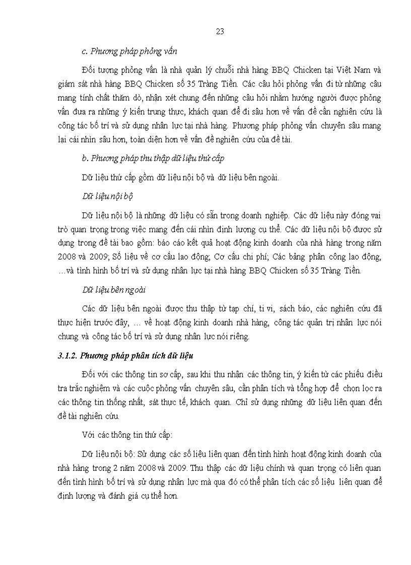 image for page Hoàn thiện công tác bố trí và sử dụng nhân lực tại Công ty TNHH BBQ Việt Nam 3