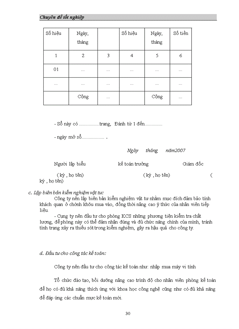 image for page Tổ chức công tác hạch toán nguyên vật liệu công cụ dung cụ ở công ty 3