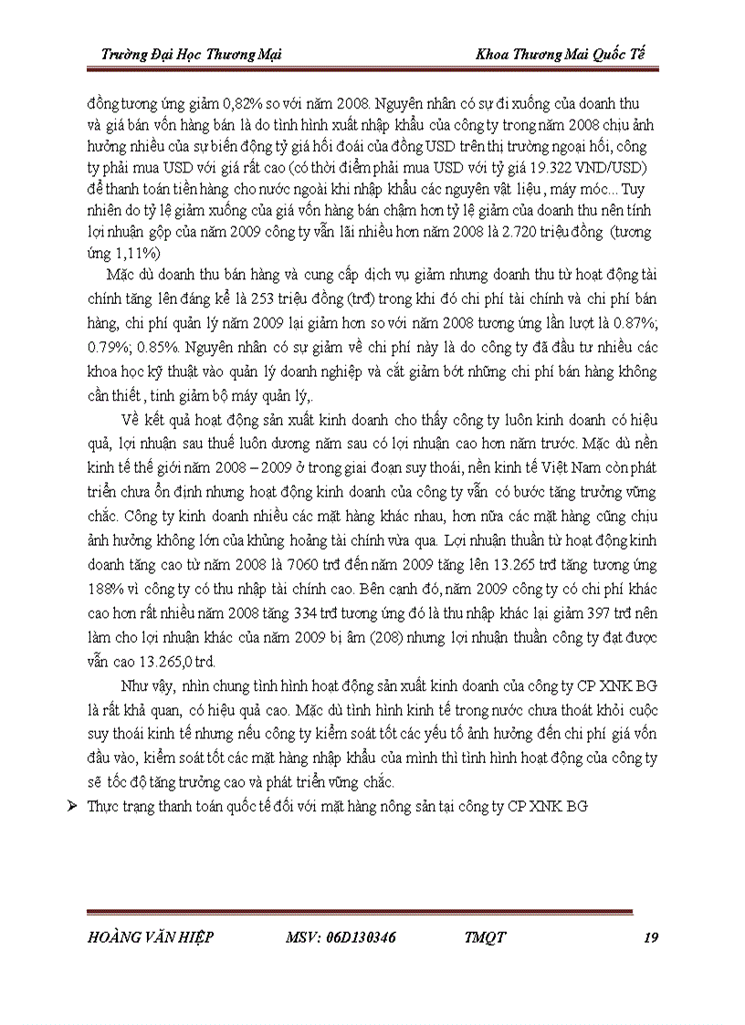 image for page Hoàn thiện quản trị thanh toán xuất khẩu hàng nông sản tại công ty cổ phần xuất nhập khẩu Bắc Giang 5