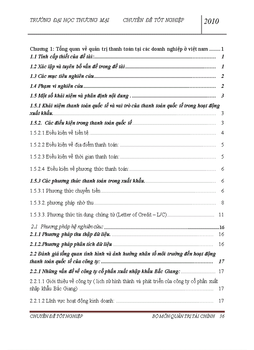 image for page Hoàn thiện quản trị thanh toán xuất khẩu hàng nông sản tại công ty cổ phần xuất nhập khẩu Bắc Giang 5