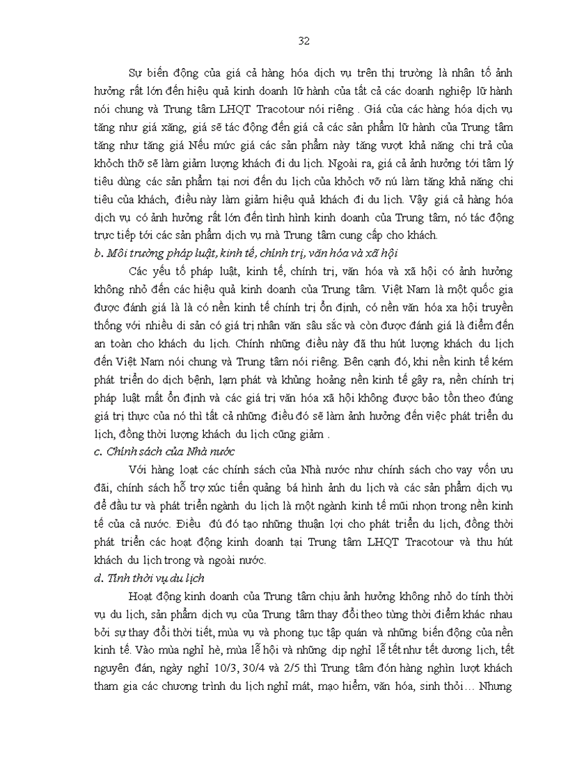 image for page Giải pháp nâng cao hiệu quả kinh doanh tại Trung tâm lữ hành quốc tế Tracotour của Công ty cổ phần du lịch thượng mại và đầu tư 1