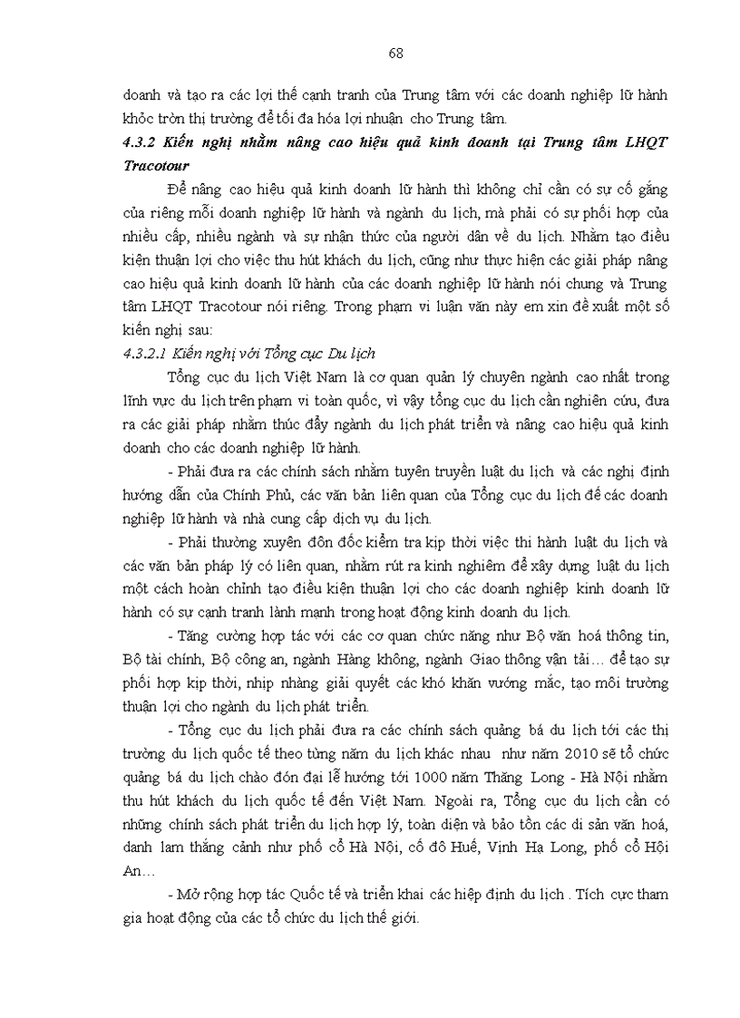 image for page Giải pháp nâng cao hiệu quả kinh doanh tại Trung tâm lữ hành quốc tế Tracotour của Công ty cổ phần du lịch thượng mại và đầu tư 1