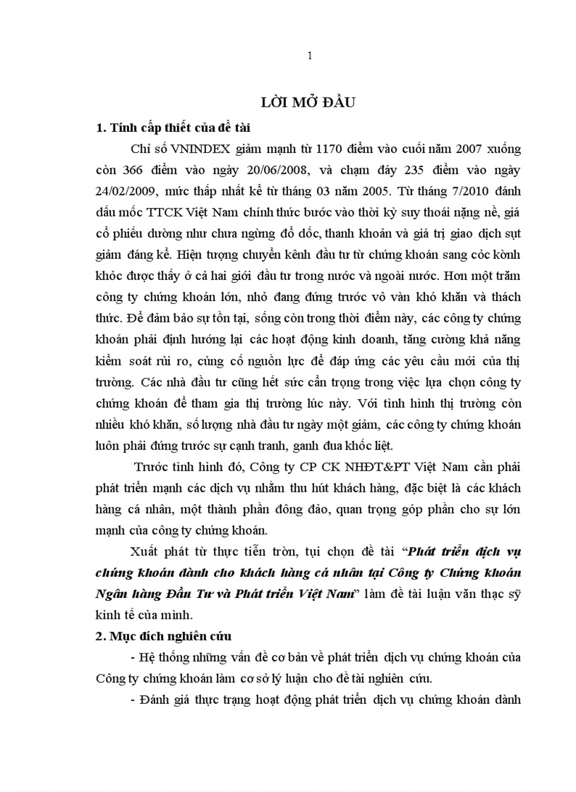 image for page Phát triển dịch vụ chứng khoán dành cho khách hàng cá nhân tại công ty chứng khoán Ngân hàng Đầu tư và phát triển Việt Nam 1