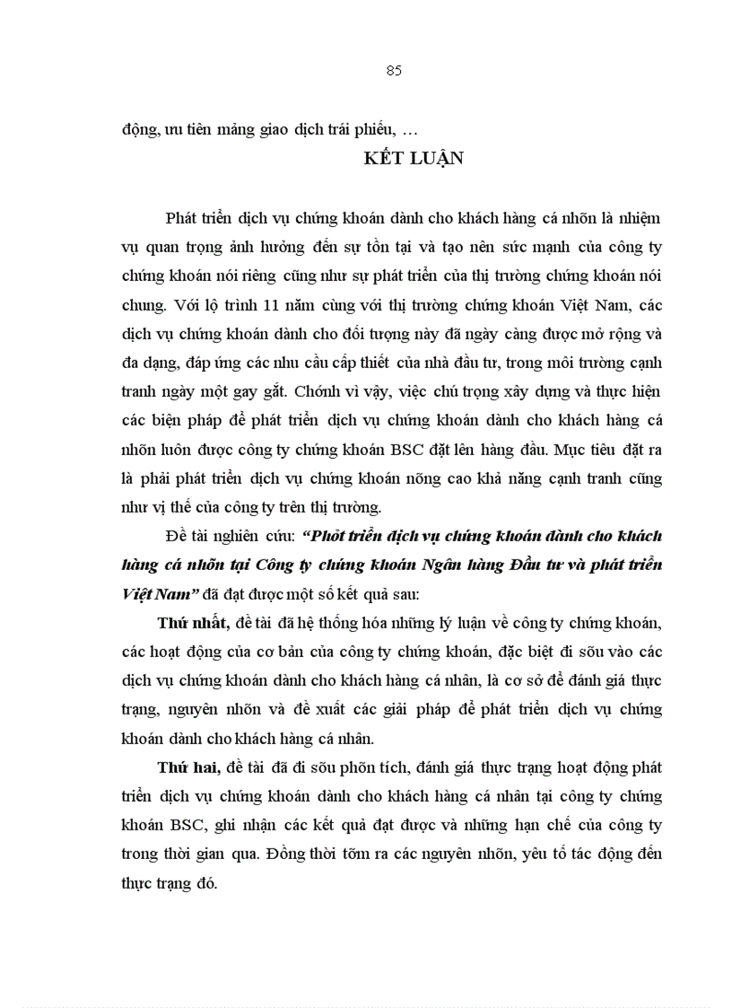 image for page Phát triển dịch vụ chứng khoán dành cho khách hàng cá nhân tại công ty chứng khoán Ngân hàng Đầu tư và phát triển Việt Nam 1