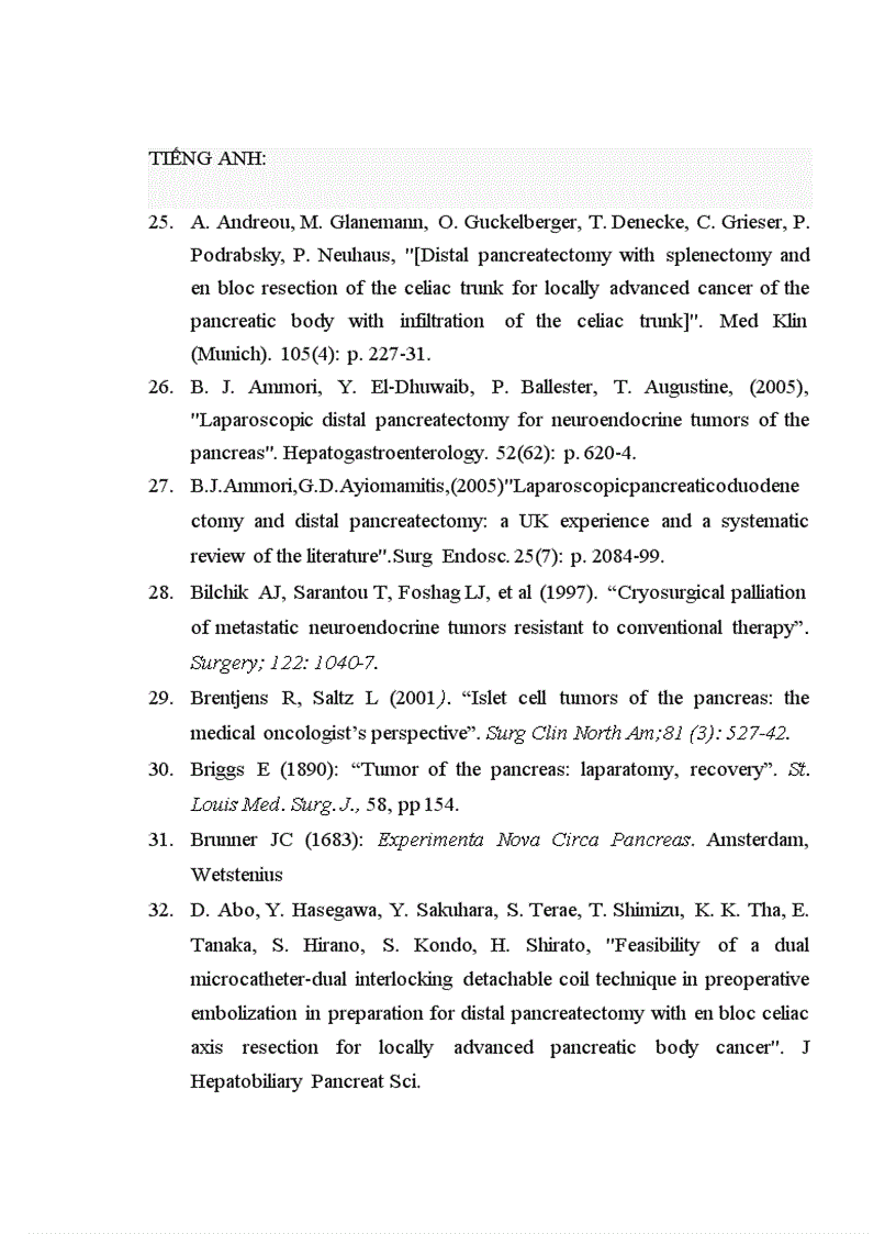image for page Nghiên cứu đặc điểm lâm sàng cận lâm sàng và kết quả gần của phẫu thuật điều trị ung thư thân đuôi tụy ngoại tiết