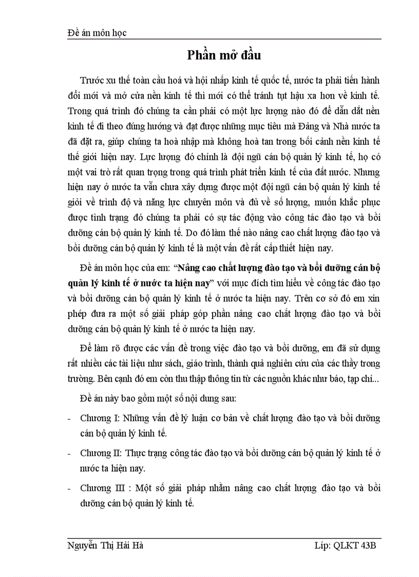 image for page Nâng cao chất lượng đào tạo và bồi dưỡng cán bộ quản lý kinh tế ở nước ta hiện nay 3