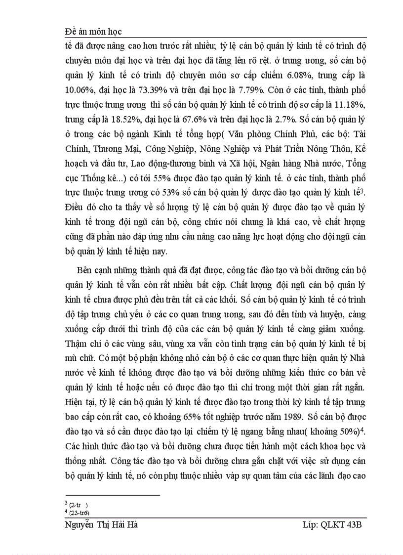 image for page Nâng cao chất lượng đào tạo và bồi dưỡng cán bộ quản lý kinh tế ở nước ta hiện nay 3