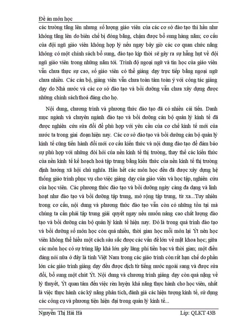 image for page Nâng cao chất lượng đào tạo và bồi dưỡng cán bộ quản lý kinh tế ở nước ta hiện nay 3