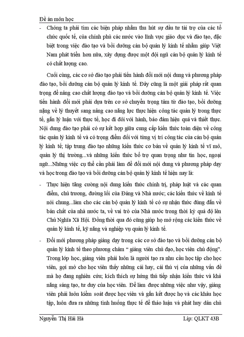 image for page Nâng cao chất lượng đào tạo và bồi dưỡng cán bộ quản lý kinh tế ở nước ta hiện nay 3