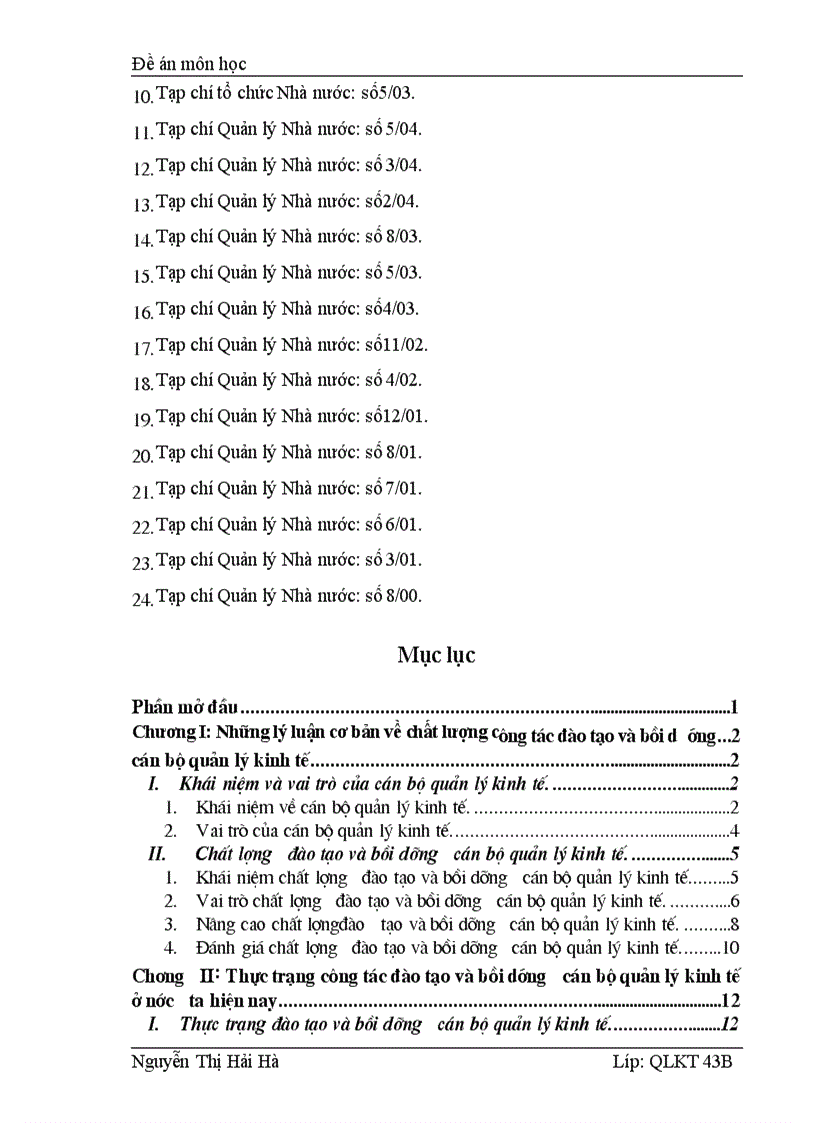 image for page Nâng cao chất lượng đào tạo và bồi dưỡng cán bộ quản lý kinh tế ở nước ta hiện nay 3