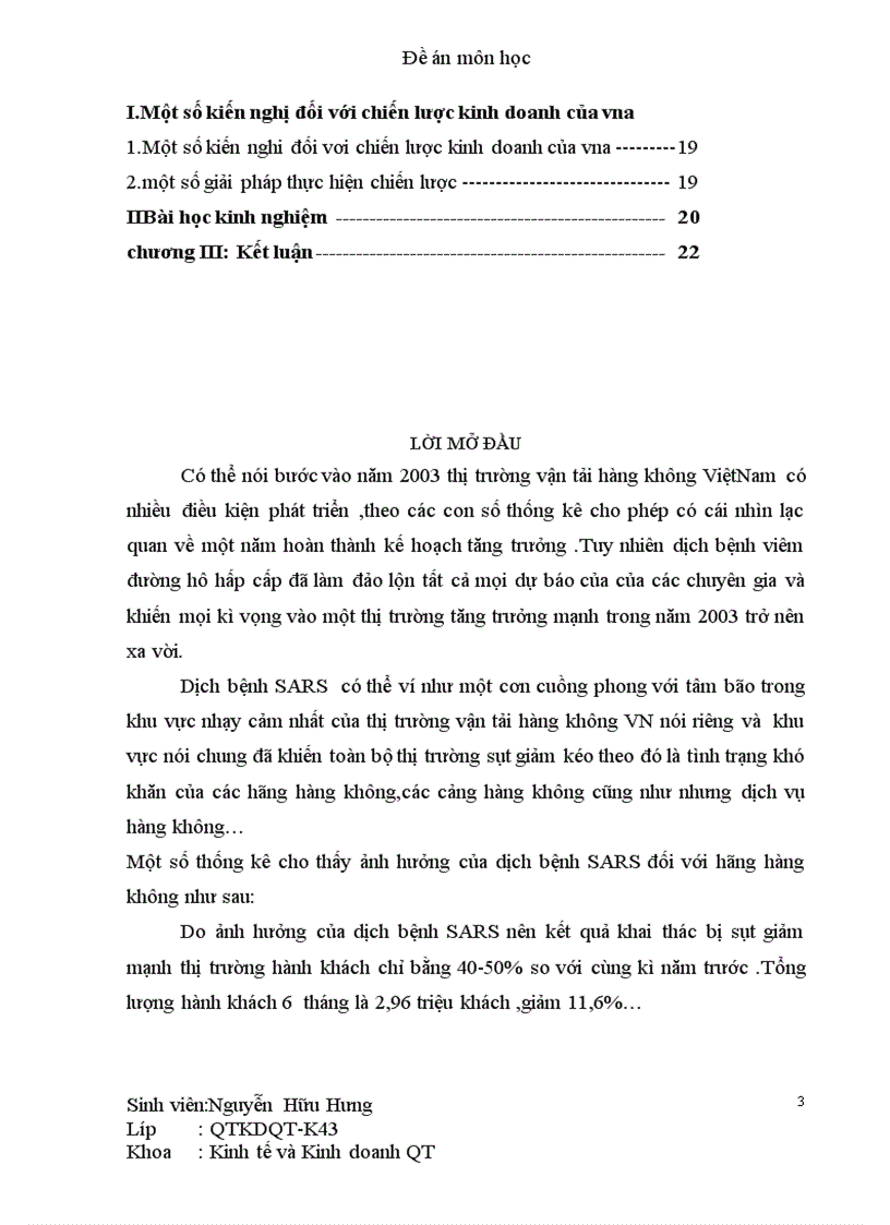 image for page Chiến lược kinh doanh của Việt Nam Airlines