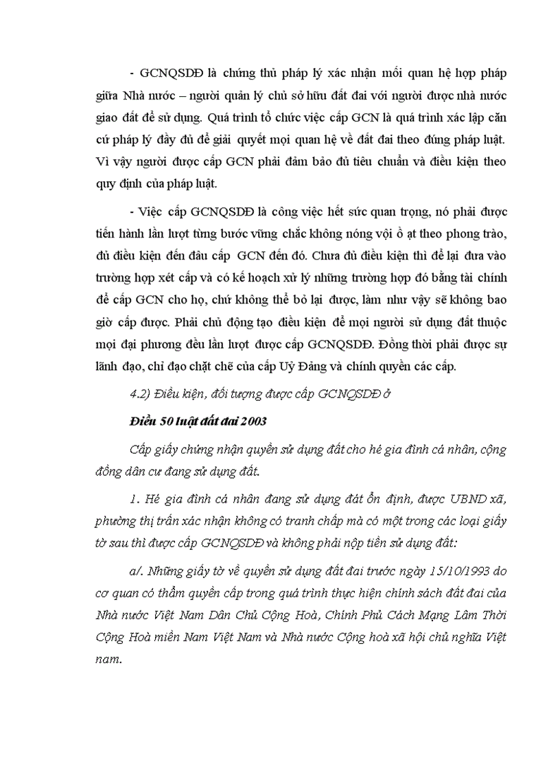 image for page Cơ sở khoa học của việc cấp GCNQSDĐ ở cho hộ gia đình cá nhân đang sử dụng đất