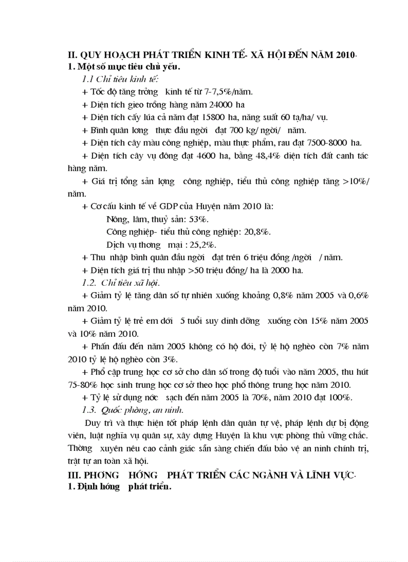 image for page Quy hoạch tổng thể phát triển kinh tế xã hội huyện vụ bản