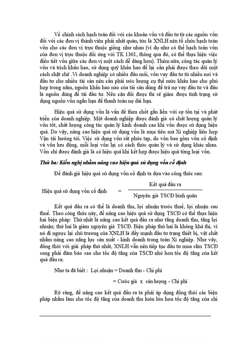 image for page Phân tích tình hình tài chính thông qua Bảng cân đối kế toán và Báo cáo kết quả kinh doanh nhằm nâng cao hiệu quả sử dụng vốn tại Xí nghiệp liên hợp Vận tải biển pha sông